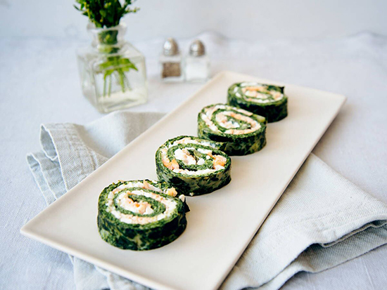 طرز تهیه رولت اسفناج