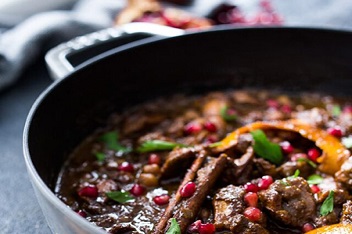 طرز تهیه خورش انار مسما گیلانی