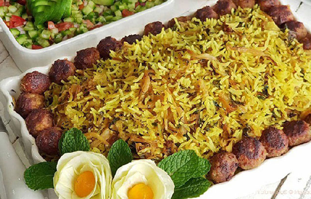 طرز تهیه کلم پلو