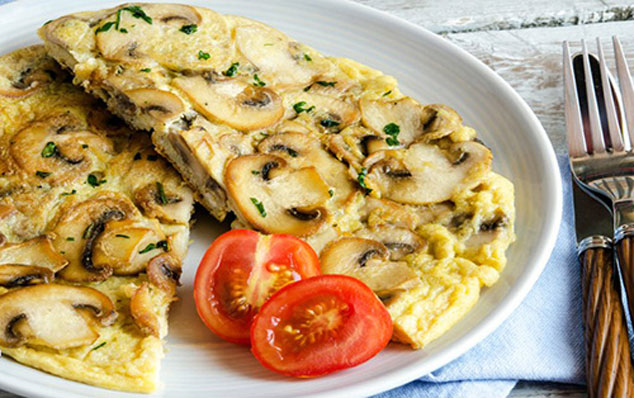 طرز تهیه املت قارچ با پنیر