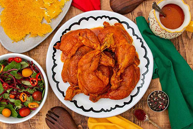 خورش مرغ افشاری