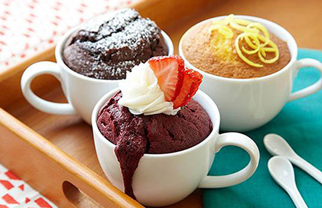 طرز تهیه کیک فنجانی