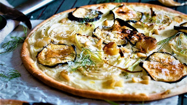 طرز تهیه پیتزا بادمجان