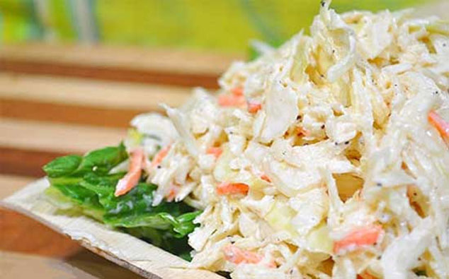 سالاد کلم خامه‌ای