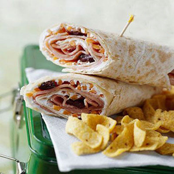 ساندویچ گوشت و میوه