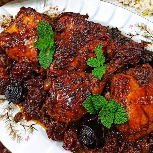 طرز تهیه مرغ لواشکی