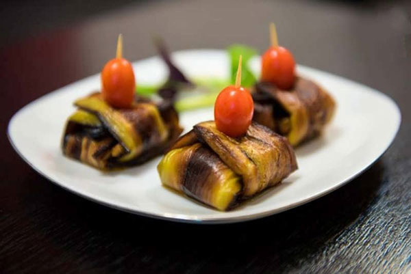 طرز تهیه لقمه بادمجان