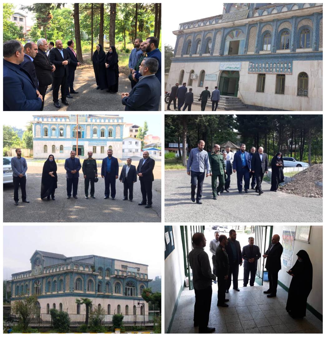 بازدید از کاخ سردار امجد در تالش و بررسی راه اندازی «موزه کاوش‌های باستانی» و «موزه دفاع مقدس»