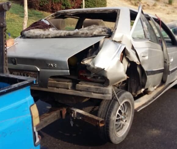 تصادف خونین در اتوبان قزوین - تهران