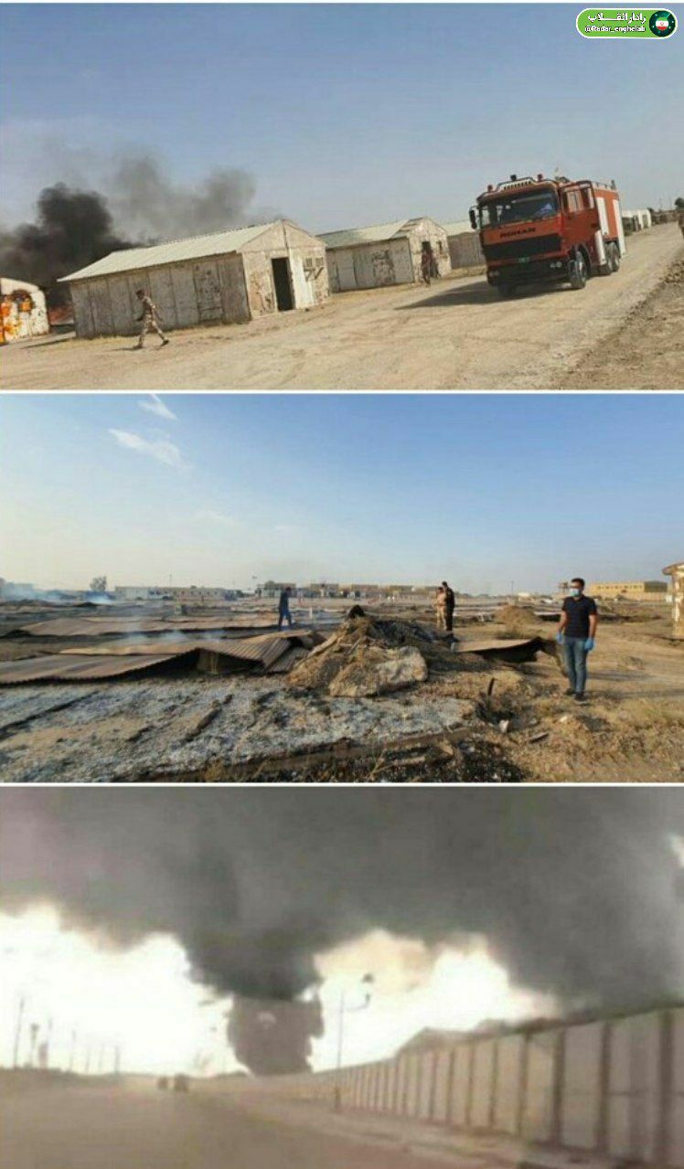 عراقی ها آشیانه جنگنده های آمریکایی را موشکباران کردند