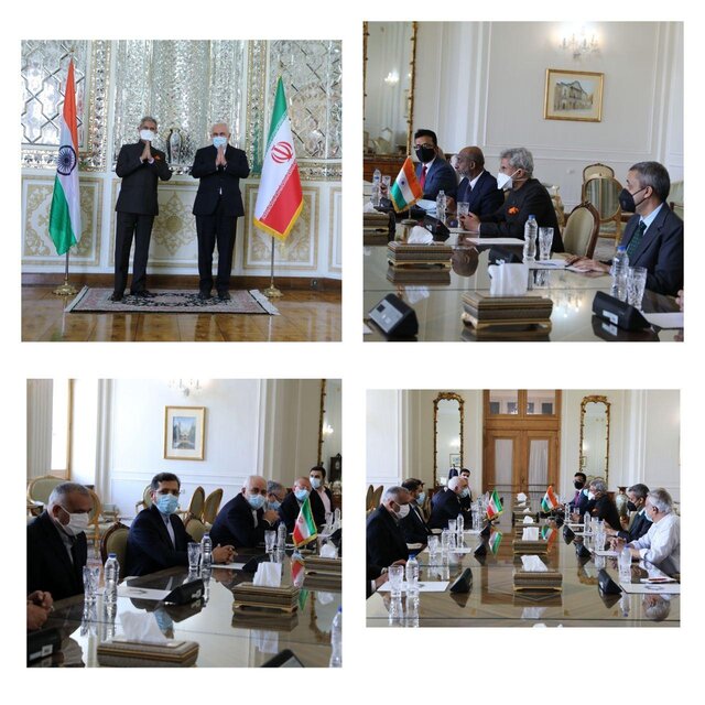 توئیت ظریف درباره رایزنی‌های امروزش با وزیر خارجه هند