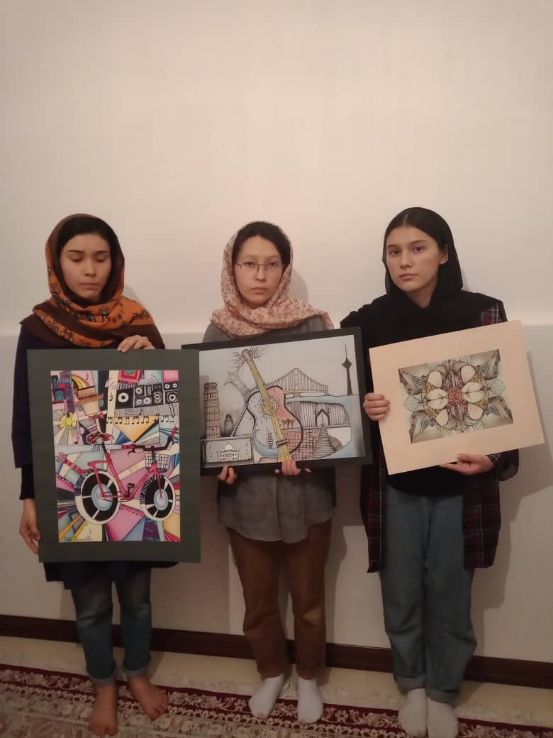 گفتگو با خواهران نقاش افغانستانی