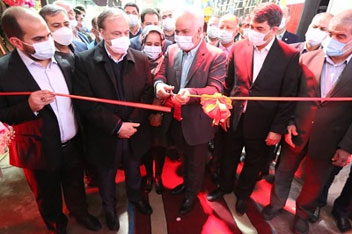 افتتاح و بازدید از طرح توسعه واحد تولیدی نخ سیرنگ با سرمایه گذاری ۲۸۳۰ میلیارد ریال توسط وزیر صمت در شهرستان اشکذر