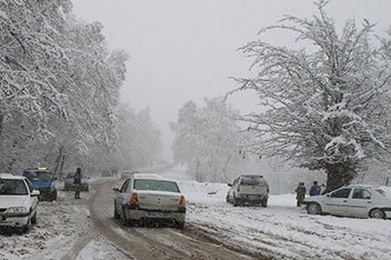 بارش برف و باران در ۲۲ استان کشور