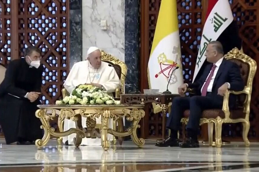 رهبر کاتولیک‌های جهان: به عنوان زائر و حامل پیام صلح وارد عراق شدم