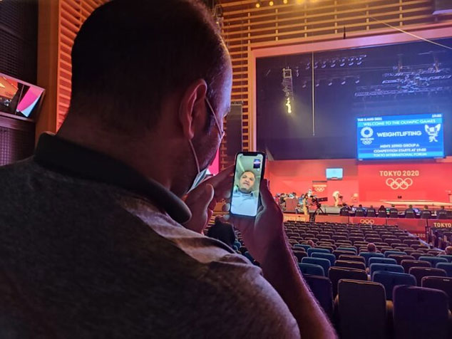 زنده شدن یاد و خاطره المپیک لندن در سالن وزنه برداری المپیک توکیو