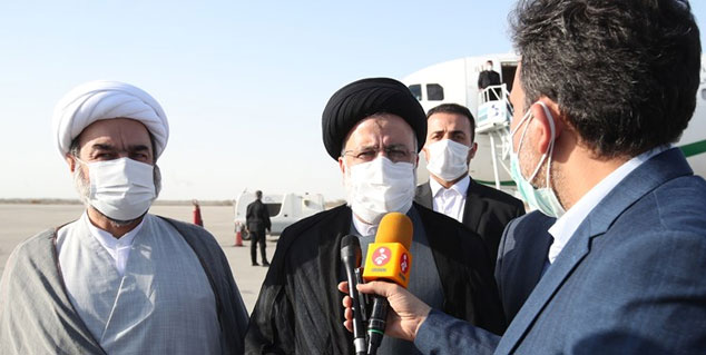 سخنان مهم رئیسی در بدو ورد به چابهار