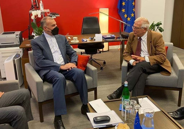 امیرعبداللهیان در دیدار با بورل: دولت جدید مذاکرات را از سر می‌گیرد