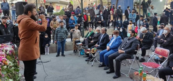 مراسم جشن میلاد امام زمان(عج) با حضور خانواده‌های شهدا در شهر ری