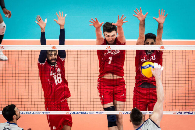 باخت تیم ملی والیبال ایران مقابل ایتالیا