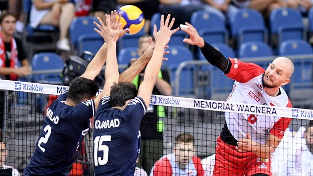 سومی والیبال ایران در جام واگنر / صابر کاظمی بهترین سرویس‌زن شد