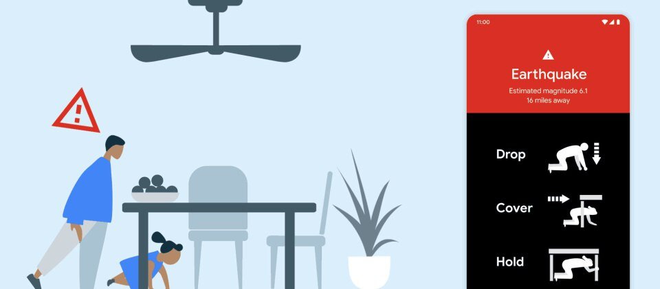 گوگل گوشی‌های اندرویدی را به "زلزله‌سنج" تبدیل می‌کند