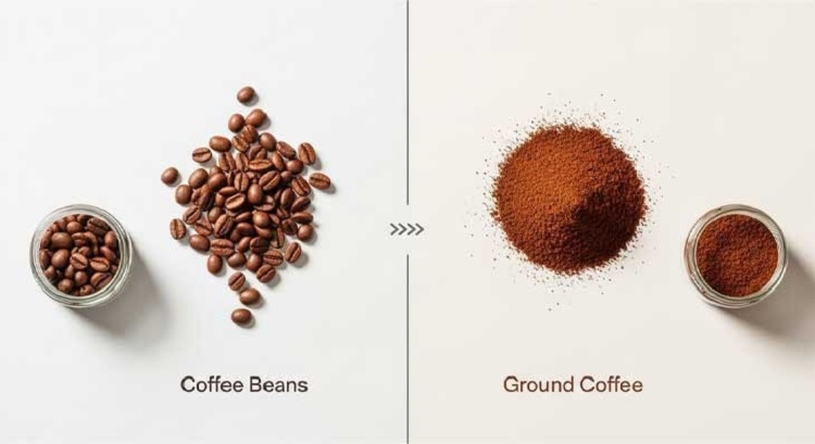 پودر قهوه یا دانه تازه؟ بهترین گزینه برای شما کدام است