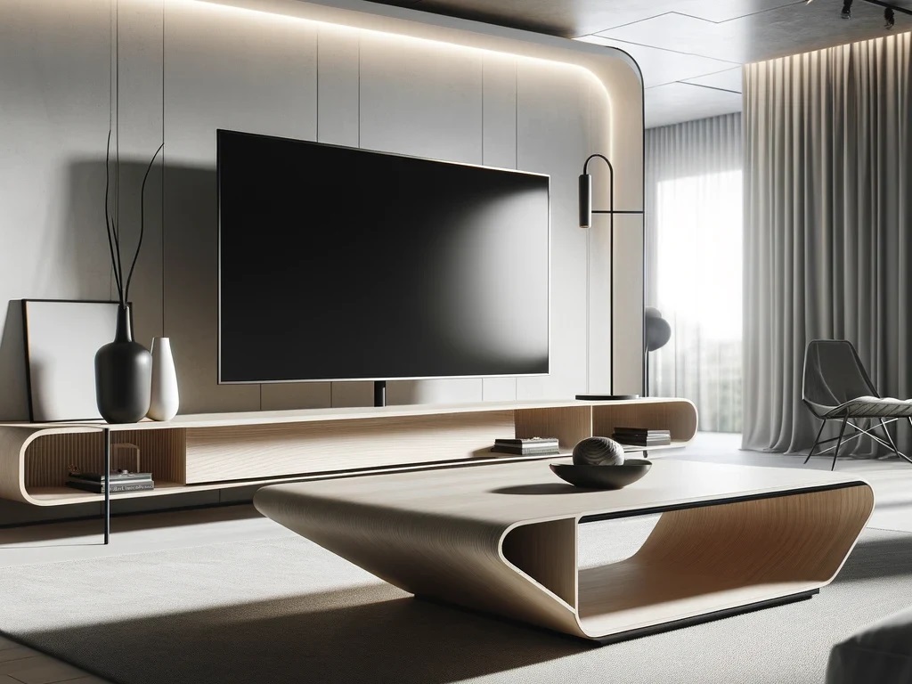 تاثیر رنگ میز تلویزیون روی دکوراسیون