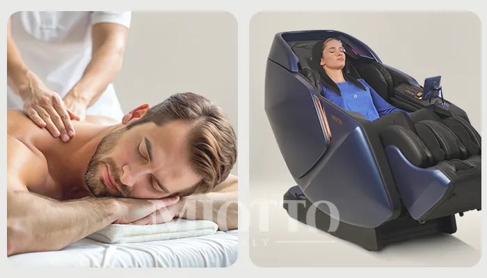 آیا صندلی ماساژور به خوبی ماساژ درمانی است؟
