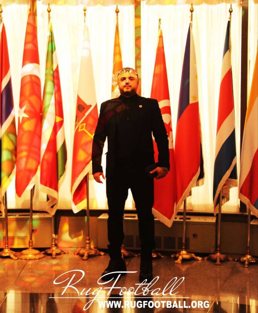 احسان معینی رئیس فدراسیون جهانی راگ فوتبال اعلام کرد پیگیر راگ فوتبال در ایران است